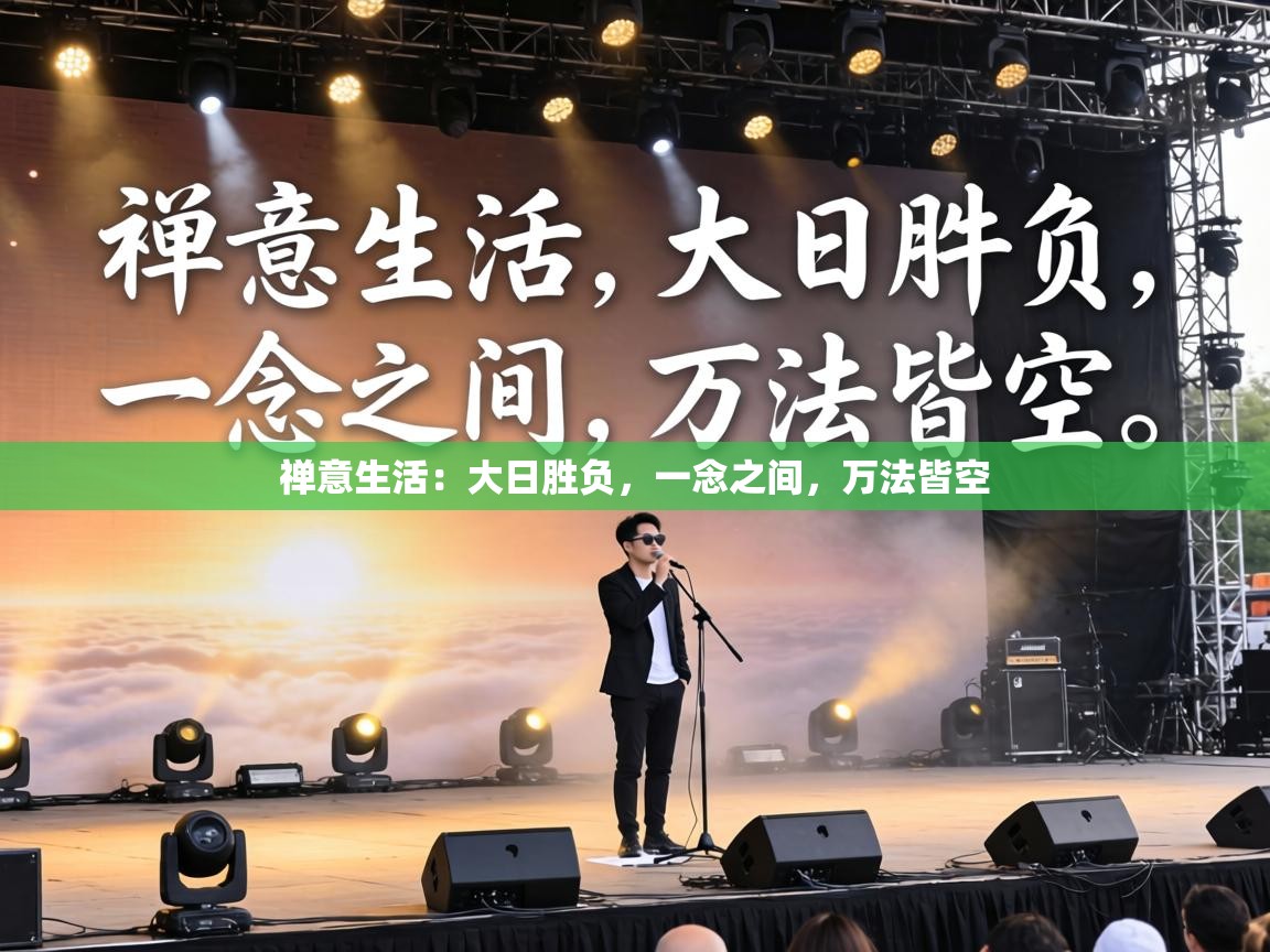 禅意生活：大日胜负，一念之间，万法皆空