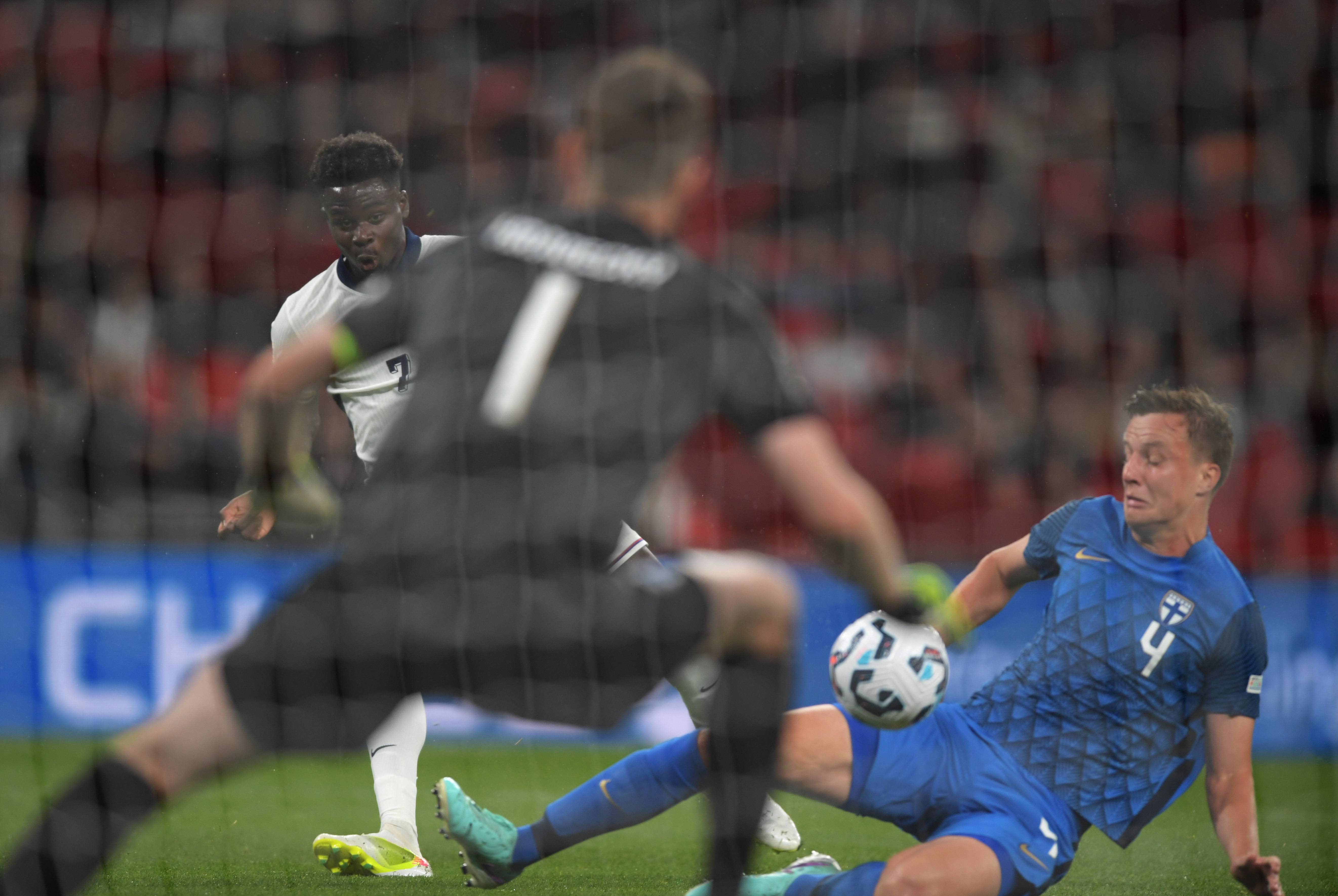 芬兰队在对阵乌克兰队中获胜